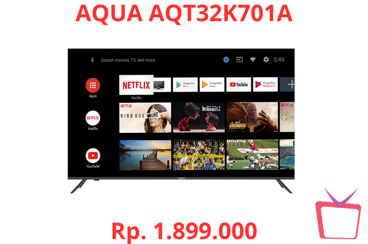 Review Spesifikasi AQUA AQT32K701A "32 Inci"