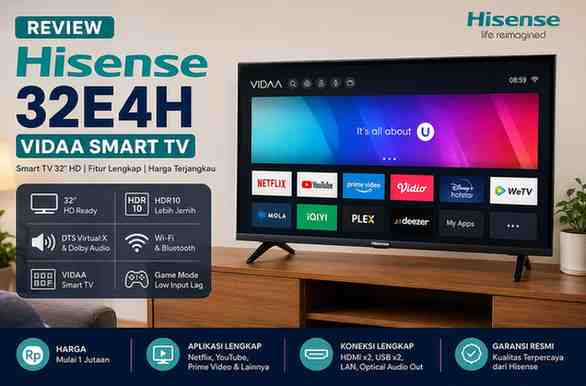 Hisense 32E4H Vidaa Smart TV