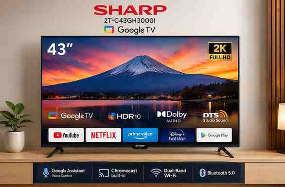 Spesifikasi SHARP 2K Google TV 2T-C43GH3000I