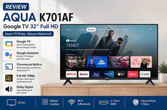 Harga & Fitur TV 32 INCH AQUA K701AF