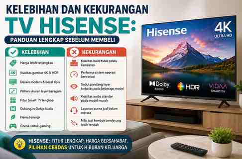 Kelebihan dan Kekurangan TV Hisense