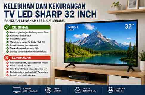 Kelebihan dan Kekurangan TV LED Sharp 32 Inch