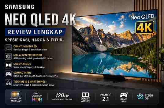 Review Spesifikasi, Harga & Fitur Samsung Neo QLED 4K