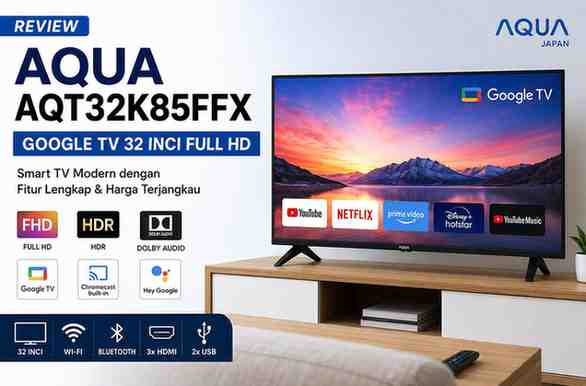 Review TV 32 INCH AQUA AQT32K85FFX
