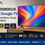 Spesifikasi Aqua AQT50S80EUX Google TV 50 Inci