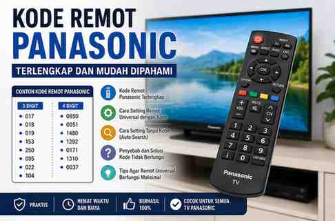 Daftar Kode Remot Panasonic Terlengkap