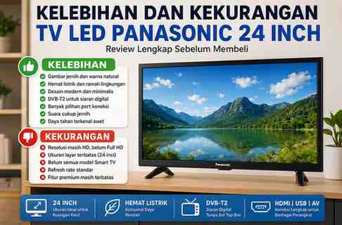 Kelebihan dan Kekurangan TV LED Panasonic 24 Inch