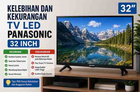 Kelebihan dan Kekurangan TV LED Panasonic 32 Inch