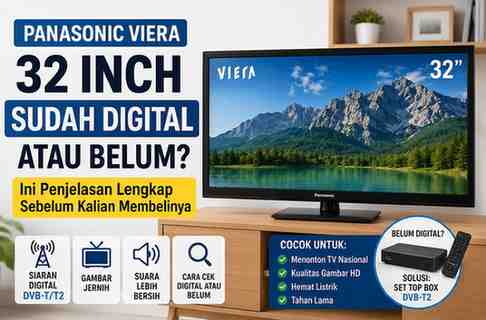 Panasonic Viera 32 Inch Sudah Digital atau Belum